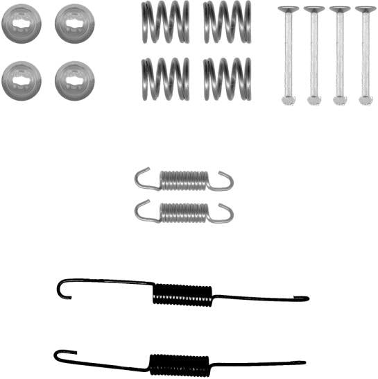 TEXTAR 97038400 Brake Shoe Fitting Kit
