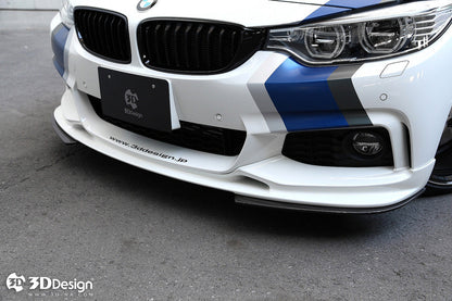 3D Design F32 / F36 4-Series M-Sport Carbon Under Splitter Set