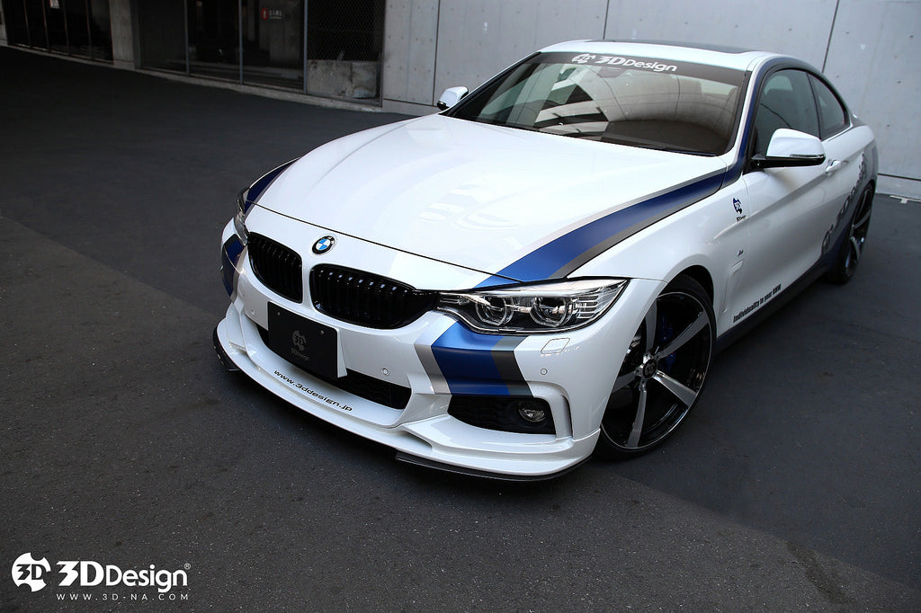 3D Design F32 / F36 4-Series M-Sport Carbon Under Splitter Set