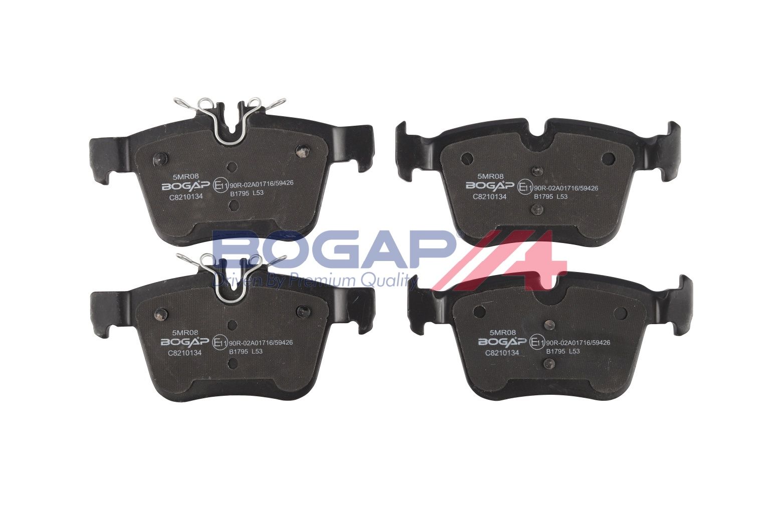 BOGAP C8210134 Brake Pad Set, Disc Brake | ML Performance Car Parts