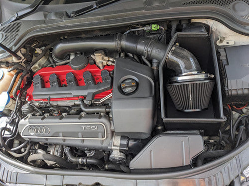 Ramair PRK-286-BK Performance Pleated Induction Kit for VW MK5 R32 + Audi 8P RS3