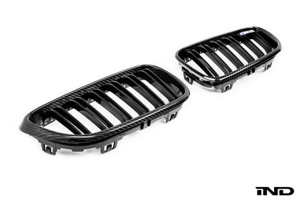 IND F87 M2 Carbon Front Grille Set - 2x2