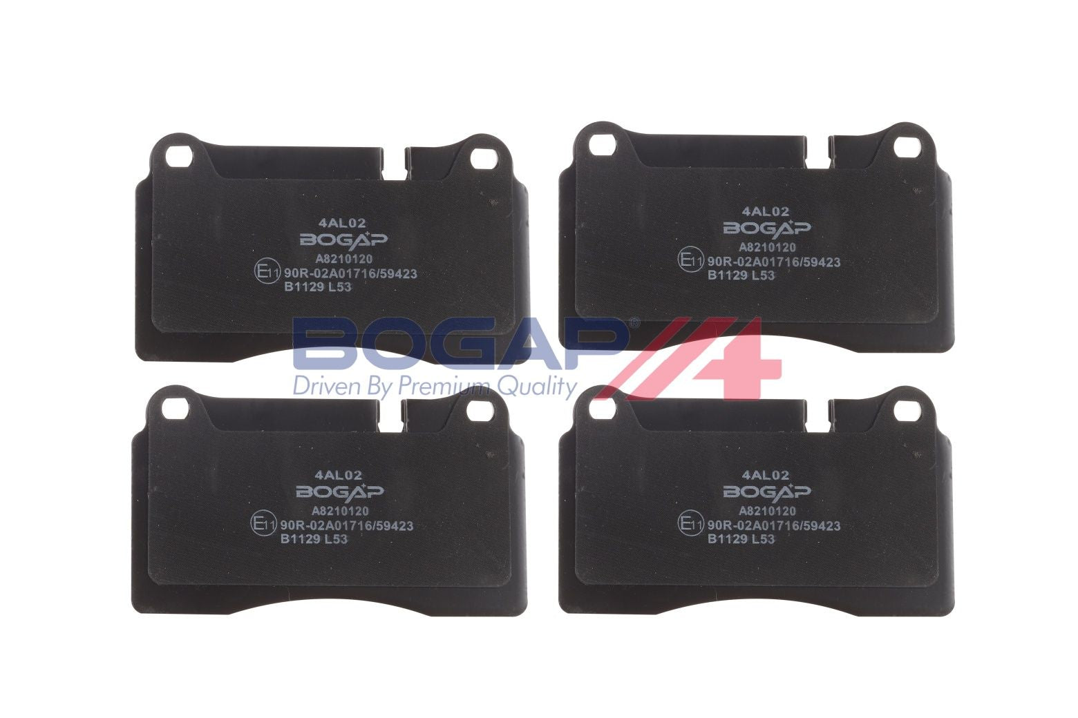 BOGAP A8210120 Brake Pad Set, Disc Brake | ML Performance Car Parts