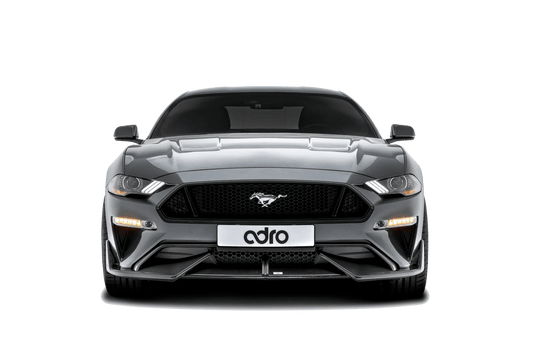 Adro A16A10-1211/A16A10-1221 FORD MUSTANG CARBON FIBRE FRONT SPLITTER (2018+)