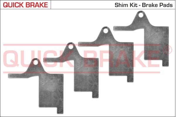 QUICK BRAKE QB2896K Brake Pad (Back Plate) Anti-Squeal Foil