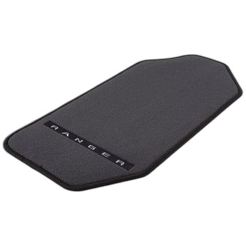 GENUINE FORD 1742610 RANGER VELOUR FLOOR MATS FRONT, BLACK, PASSENGER SIDE
