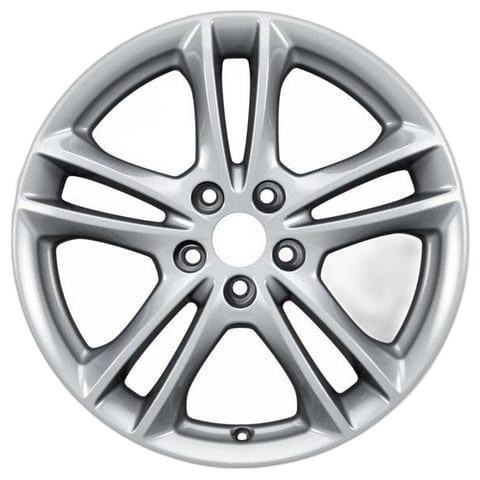 GENUINE FORD 1880378 x4 SET OF 4 MONDEO ALLOY WHEEL 17" 5 X 2-SPOKE DESIGN, SILVER, 2014 - 2021