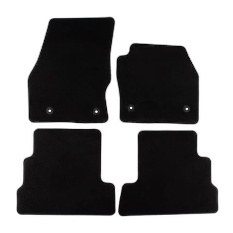 GENUINE FORD 1928457 KUGA VELOUR FLOOR MATS FRONT AND REAR, BLACK, 2012 - 2019