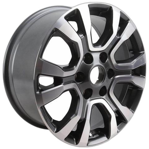 GENUINE FORD 2127632 RANGER ALLOY WHEEL 18" 6-SPOKE Y DESIGN, MEDIUM BOLDER GREY