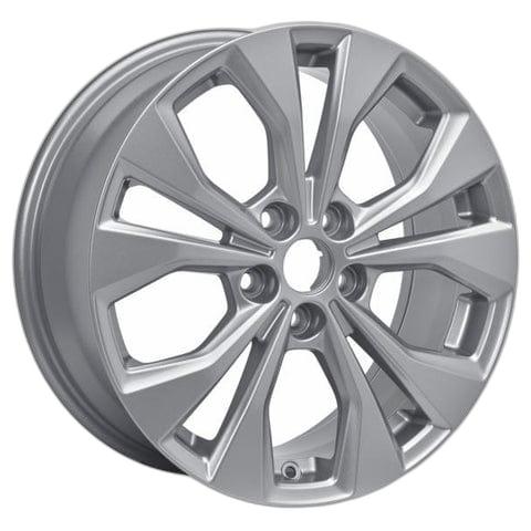 GENUINE FORD 2393236 PUMA ALLOY WHEEL 17" 5 X 2-SPOKE DESIGN, SPARKLE SILVER