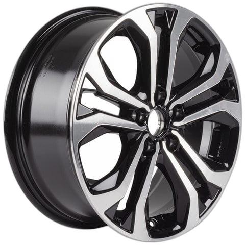GENUINE FORD 2393238 PUMA ALLOY WHEEL 17" 5 X 2-SPOKE DESIGN, ABSOLUTE BLACK/MACHINED