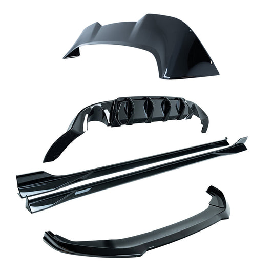 Zaero ZA-GMK7-GTI-BK VW GOLF GTI MK7.5 GLOSS BLACK BODY KIT