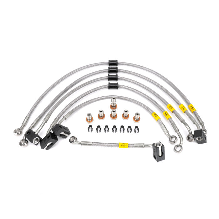 HEL Performance HBF2032 Flexible ABS Replacement Brake Lines Stainless Steel Braided | ML Performance Car Parts