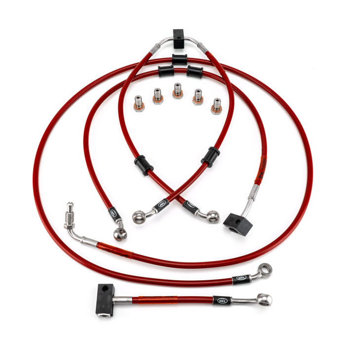 HEL Performance HBF7012 Flexible ABS Replacement Brake Lines Stainless Steel Braided | ML Performance Car Parts