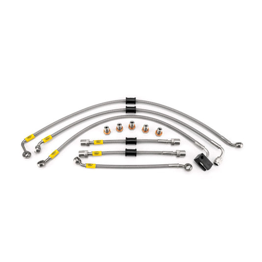 HEL Performance HBF9009 Flexible ABS Replacement Brake Lines Stainless Steel Braided | ML Performance Car Parts