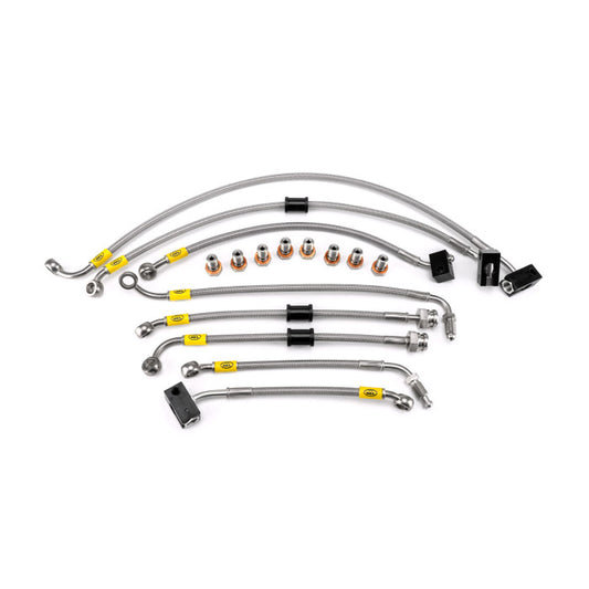 HEL Performance HBF9032 Flexible ABS Replacement Brake Lines Stainless Steel Braided | ML Performance Car Parts