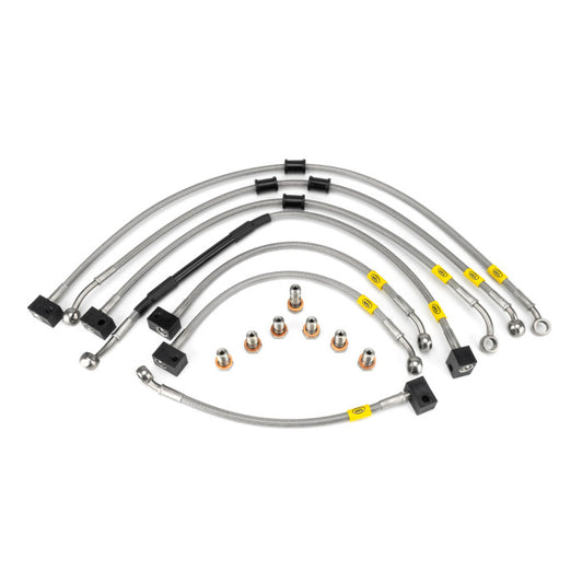 HEL Performance HBF9900 Flexible ABS Replacement Brake Lines Stainless Steel Braided | ML Performance Car Parts