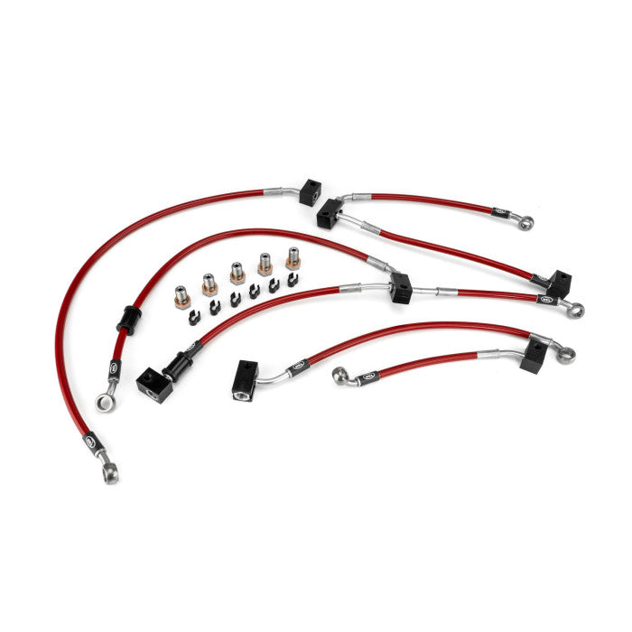 HEL Performance HBF2312 Flexible ABS Replacement Brake Lines Stainless Steel Braided | ML Performance Car Parts