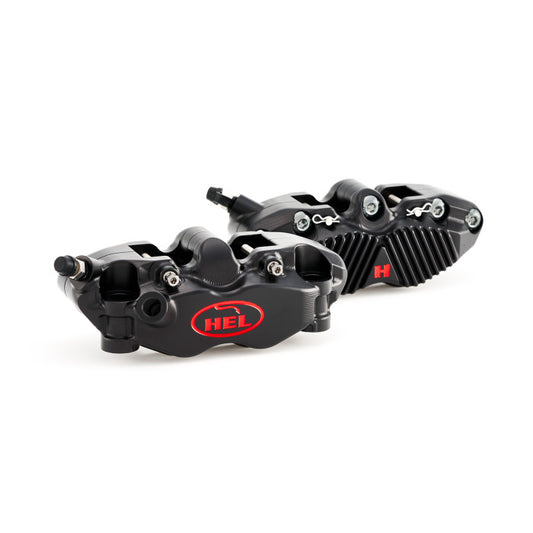 HEL Performance HC2-108-32-32-FB V2 108mm Solid Billet 4 Piston Front Radial Brake Calipers with Finned Back | ML Performance Car Parts