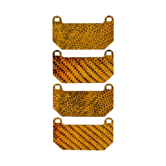 HEL Performance HCFS-2-007 Carbon Fibre Brake Pad Shims | ML Performance Car Parts