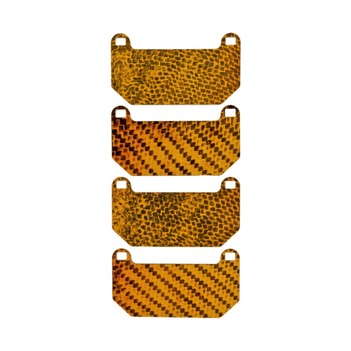 HEL Performance HCFS-2-008 Carbon Fibre Brake Pad Shims | ML Performance Car Parts