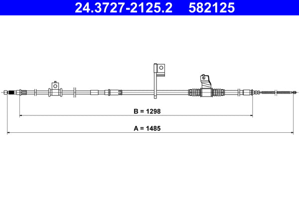 BOSCH 1987477905 Parking Brake Cable Pull