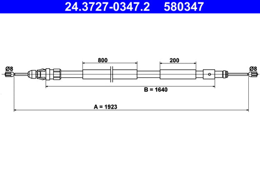 BOSCH 1987477912 Parking Brake Cable Pull