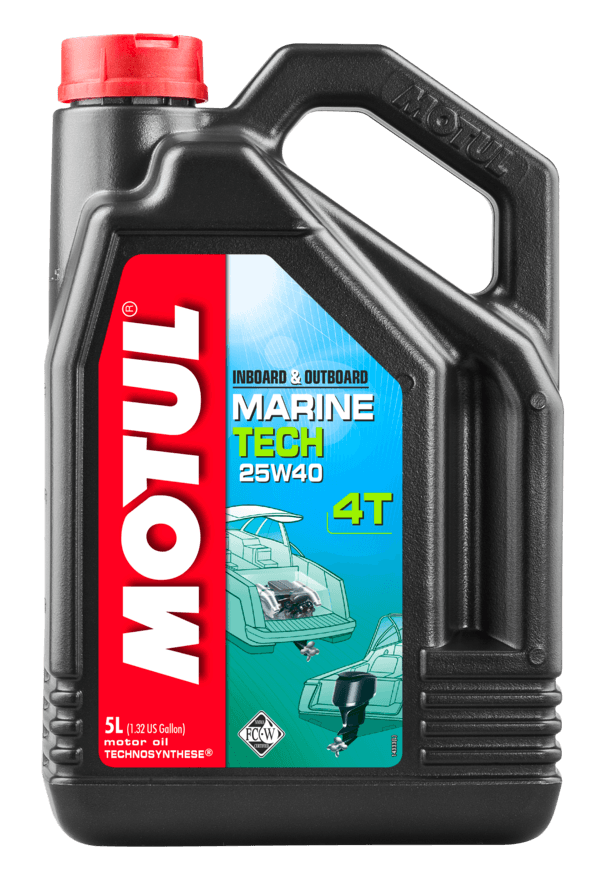 Motul 107716 MARINE TECH 25W-40 4T 5L
