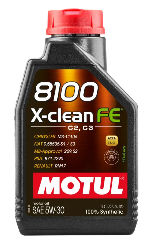 Motul 112771 8100 X-CLEAN FE 5W-30 1L