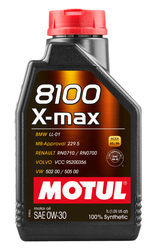 MOTUL 8100XMAX0W301L Engine Oil