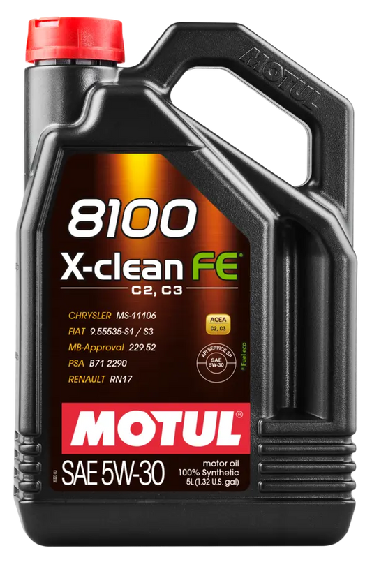 Motul 112781 8100 X-CLEAN FE 5W-30 5L