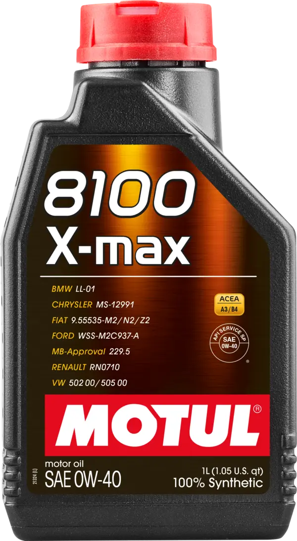 MOTUL 8100XMAX0W401L Engine Oil