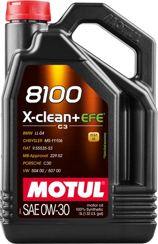 Motul 111678 8100 X-CLEAN+ EFE 0W-30 5L