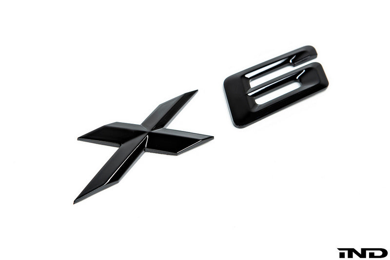 IND G06 X6 Painted Trunk Emblem