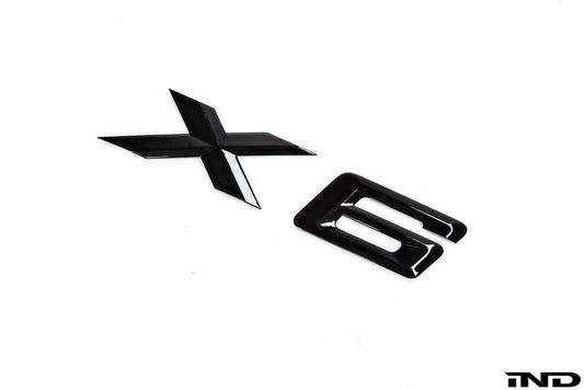 IND F16 X6 Painted Trunk Emblem