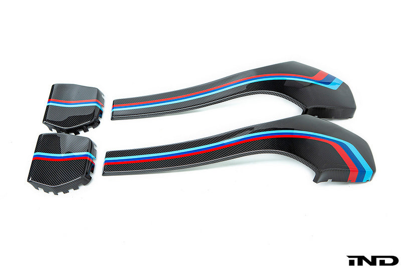 IND F80 M3 / F82 M4 Painted Dry Carbon Seat Back Cover Set