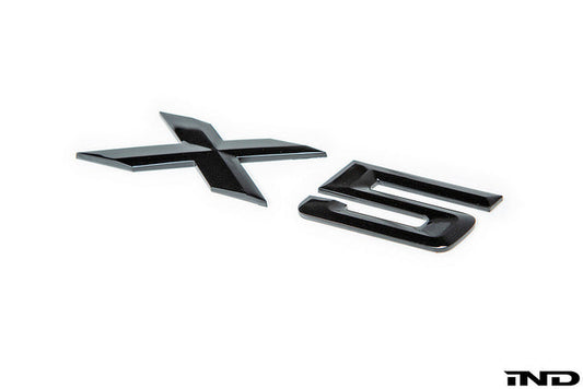 IND G05 X5 Painted Trunk Emblem