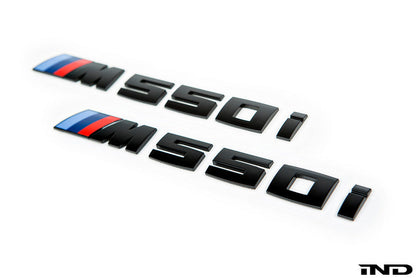 IND G30 M550i Painted Trunk Emblem