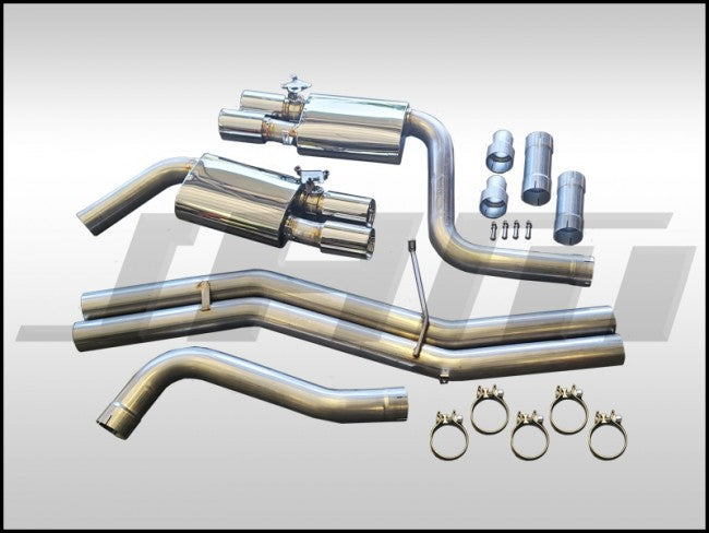 JHM JHM-40TCBEV-C7S6 Exhaust - 3" Performance Cat-back (RACE) - Valved - (JHM) for C7-S6 4.0T