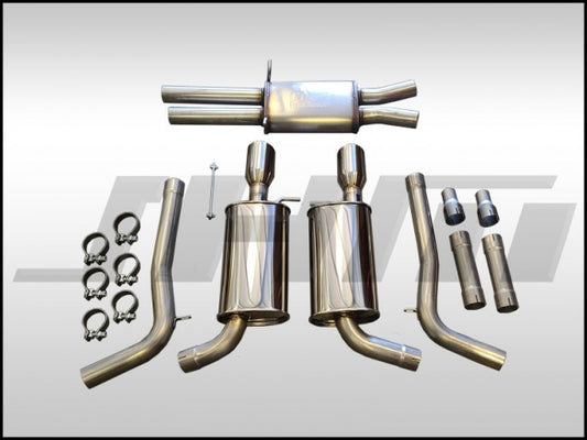 JHM JHM-C6A630TCBE Exhaust - - 2.5" Performance Cat-back for C6-A6 3.0T
