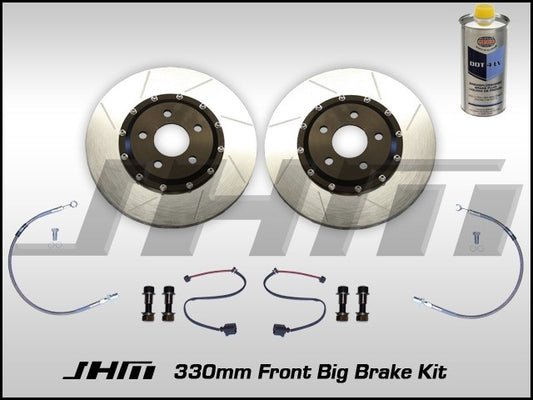 JHM JHM-BBK-1027x330x32-NOcalipers Front BBK (Big Brake Kit) 330mm Cayenne (Brembo 6 piston 17z) C5-A6-S6 4.2L - NO Calipers