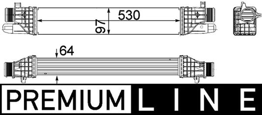 MAHLE CI257000P Charge Air Cooler