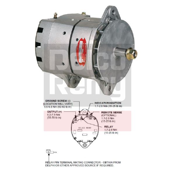 DELCO REMY 860036912B1 Alternator