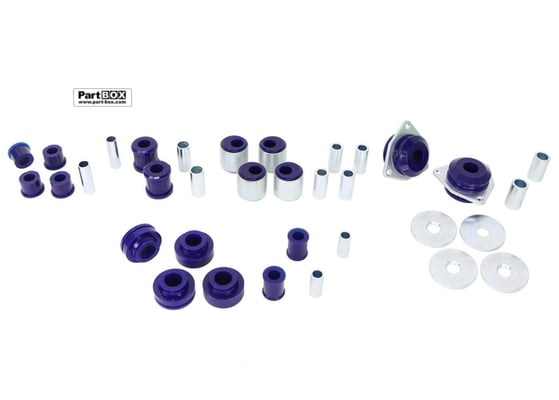 SuperPro KIT043CADJK Land Rover Front and Rear Essential Vehicle Kit