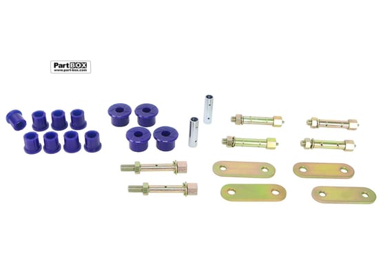 SuperPro KIT070SK Rear Greasable Shackle and Bush Kit