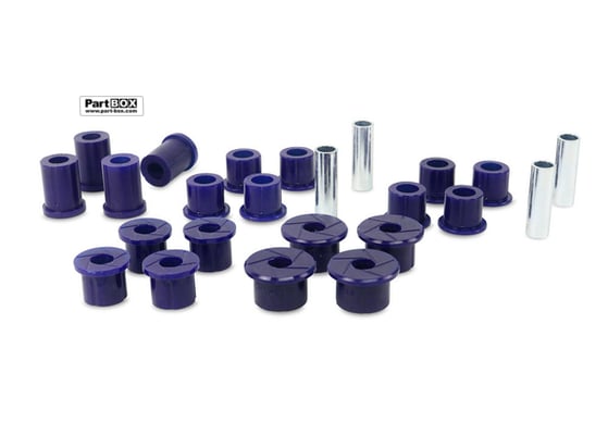 SuperPro KIT076K Nissan Patrol 1979-1988 Front and Rear Leaf Spring - Bushing Kit