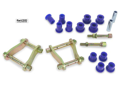 SuperPro KIT096SK Rear Leaf Spring - Bushing and Greaseable Shackle/Pin Kit - Toyota Hilux 2005-2015