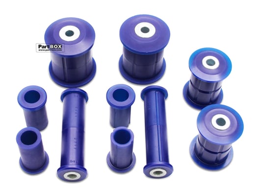 SuperPro KIT183K VW Amarok 2010-2022 Rear Leaf Spring - Rear Eye and Shackle Bushing Kit