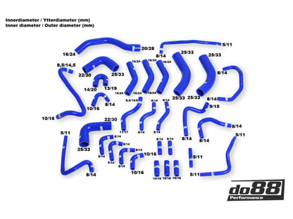 DO88 KIT193 Audi RS6 C5 2002-2004 Vacuum Hoses