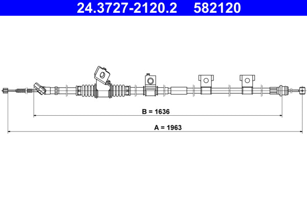 BOSCH 1987482059 Parking Brake Cable Pull